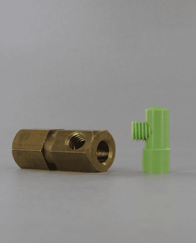 Empreinte complète d'une pièce complexe réalisée avec le F20