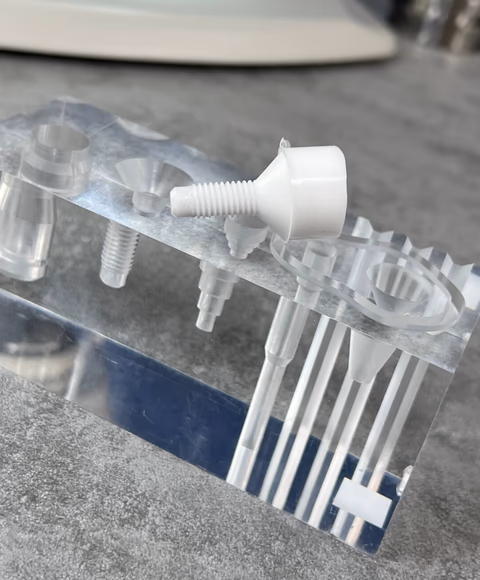 F40制作的完整螺纹印模