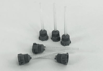 group of mixpac LL Nozzles