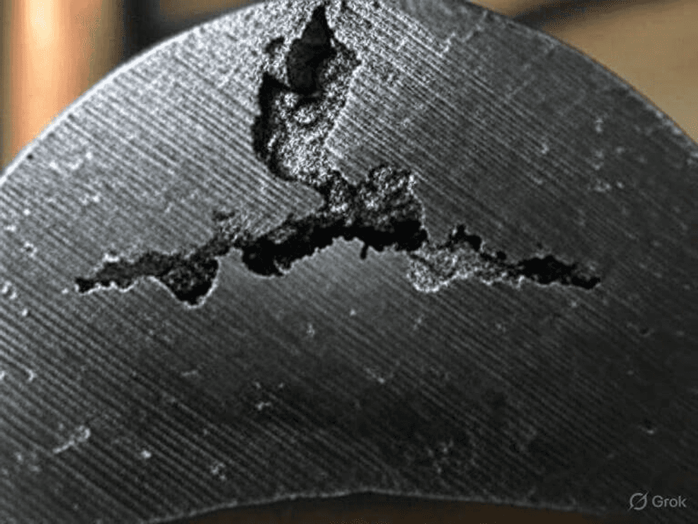 Schwindungseffekt beim Metallguss
