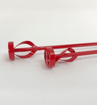 2 red mixers for plastiform products