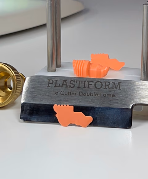 使用切割器对 P35 复制品进行切片