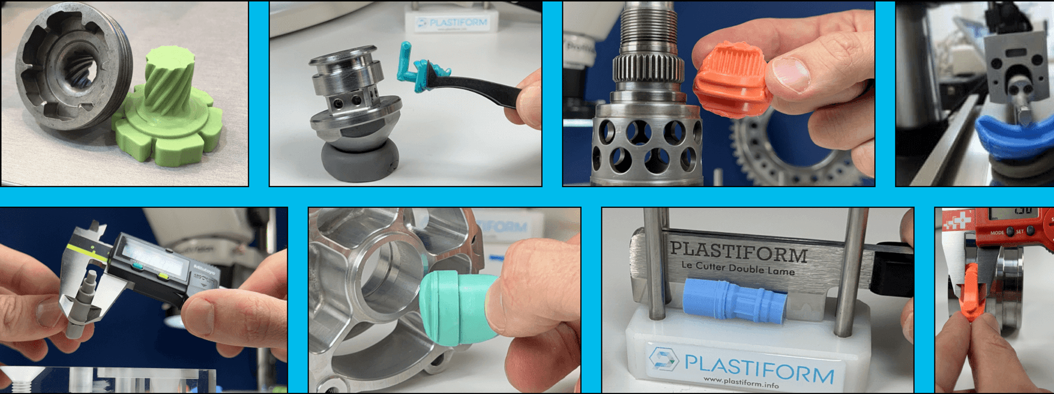 Réplicas de superfície de alvenaria feitas com Plastiform