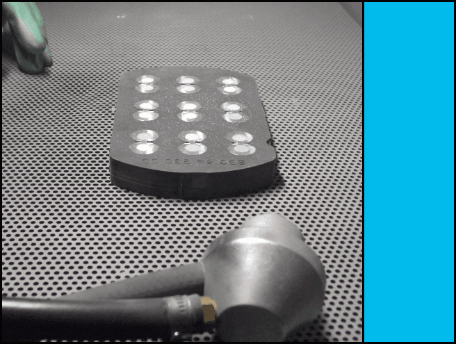 Protección de una pieza delicada con el compuesto F50 XL