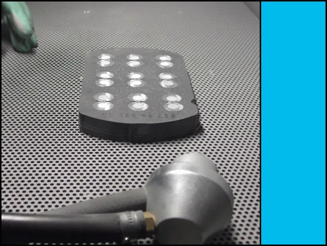 Protección de una pieza delicada con el compuesto F50 XL