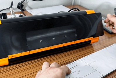 Radiography testing results