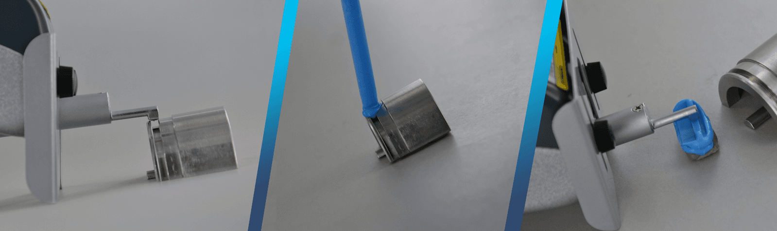 Contrôle de la rugosité Ra avec une empreinte Plastiform P80 Ra