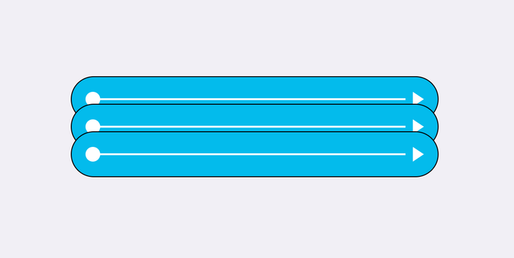 Diagrama del movimiento para un cordón recto